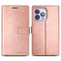 Roar Blue Moon [Choice Diary] Wallet Case, iPhone 14 Plus-Rose Gold