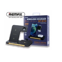Remax [RP-W70] High Power 3 in 1 Foldable Wireless Charger, 22W