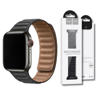 HOCO Apple Watch Leather Magnetic Link Band [WA23] - Starlight - for All Series, 38 / 40 /41 mm