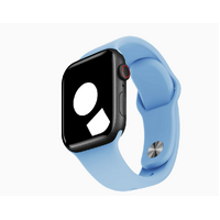Hoco Apple Watch Sport Band [WA01] for All Series, 42 / 44 / 45 / 46 / 49 mm-Misty Blue