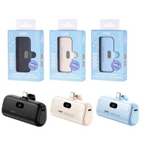 Remax Capsule Series Mini Power Bank with Type-C Port [RPP-632] [5000 mAh] - Pink