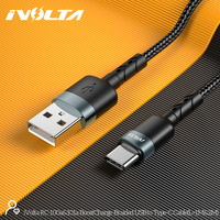 Bundle of 3 - iVolta [RC-101a] 3.0A BoostCharge 2m Braided USB to Type-C Cable