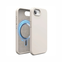iShield [Ultra MagSafe] Liquid Silicon Snap Case, iPhone 16e-White