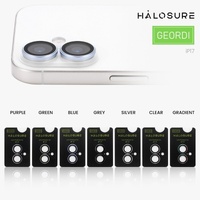 Halosure Geordi Rear Camera Lens Armour Protector (Anti-Reflection), iPhone 17
