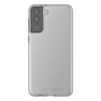 UR Vogue Glitter Infused Armor Case, Samsung s21 Plus [1.2M Drop Protection]-Clear