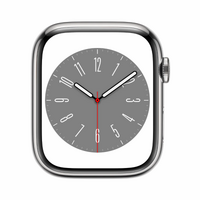 Apple Watch Series 8 45 Silver Aluminum GPS Premium Refurbished Grade A Plus Plus