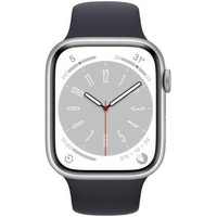 Apple Apple Watch Series 8 45 Silver Aluminum GPS Cellular Premium Refurbished Grade A Plus Plus