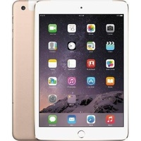 Apple iPad Mini 3 128GB Wi-Fi + Cellular Gold - Very Good - Refurbished Grade B