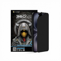 X.One [360 Privacy] Hybrid Polymer Impact Screen Protector, iPhone 15 Pro Max [Privacy]